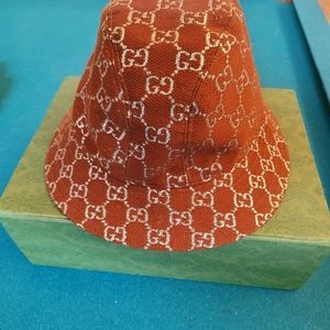 Gucci Pumpkin GG Bucket Hat S Small